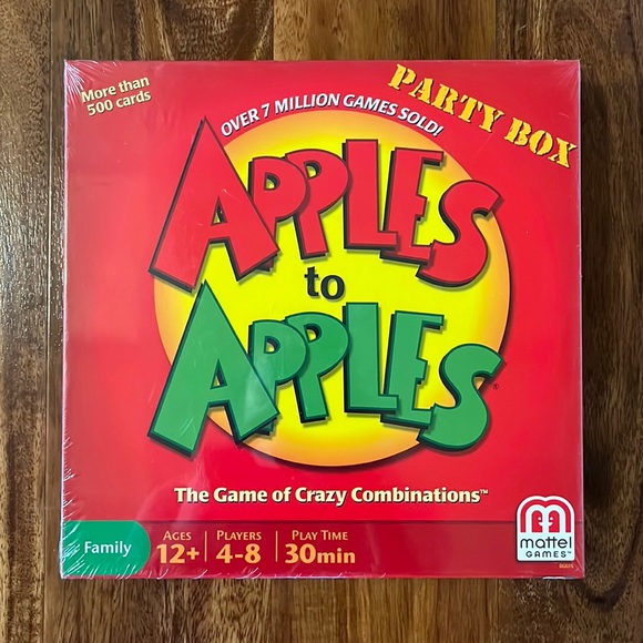 Mattel Games Apples To Apples Board Game Party Box Poshmark